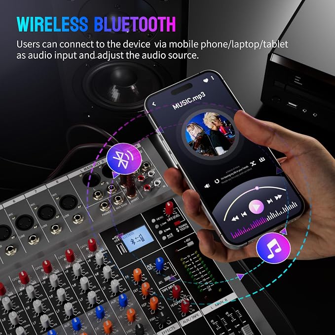 Professional DJ Audio Mixer - Image 8