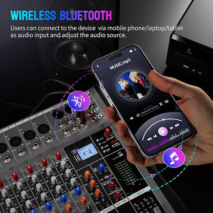 Professional DJ Audio Mixer - Image 8