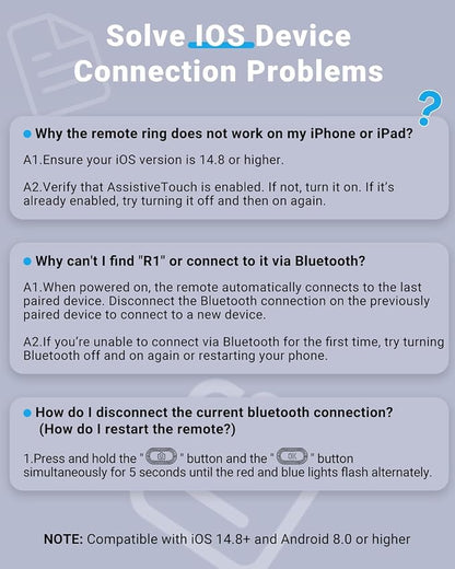 TikTok Scrolling Ring Remote Control, Camera Shutter Remote, Wireless Bluetooth - Image 8