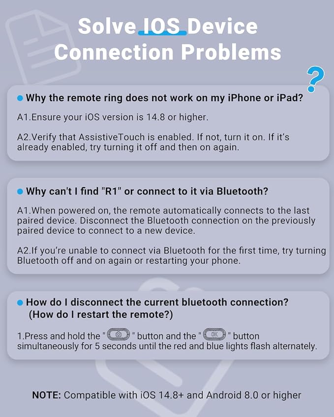 TikTok Scrolling Ring Remote Control, Camera Shutter Remote, Wireless Bluetooth - Image 9