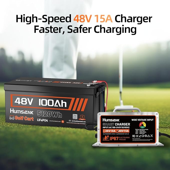 4PCS 48 Volt Lithium Battery for Golf Cart - Image 7