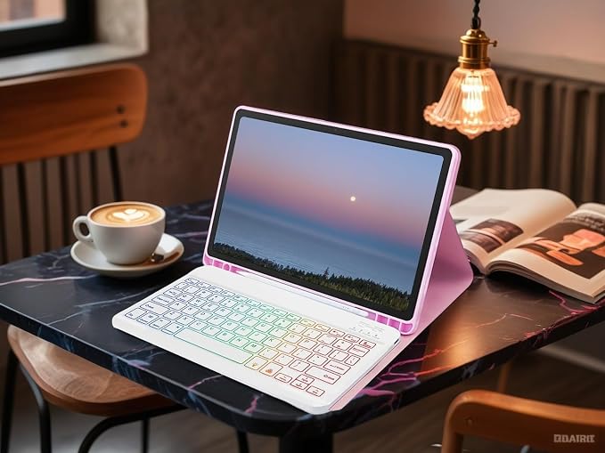Keyboard Case for Samsung Galaxy Tab S10 FE / S9 FE 10.9 inch/Tab S9 / S8 / S7 - Image 5
