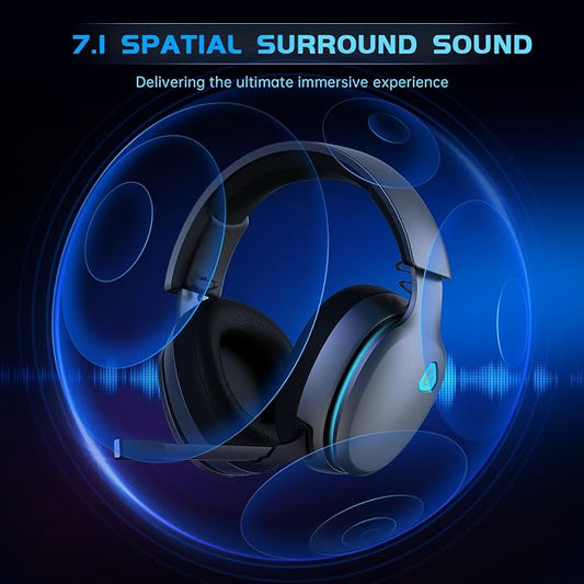 2.4GHz Wireless Gaming Headset for PS5, PS4 Fortnite & Call of Duty/FPS Gamers - Image 2