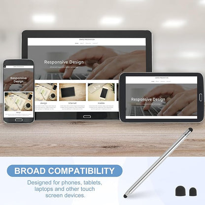 PATIKIL 5 Pcs Stylus Pens for Touch Screens, 2 in 1 High Sensitivity Universal - Image 6