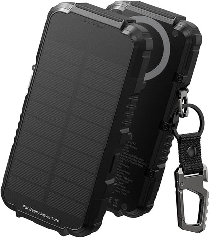 Dexnor Solar Charger Power Bank 27, 65W PD3.0 & QC3.0 Fast Charging Powerbank by Dexnor