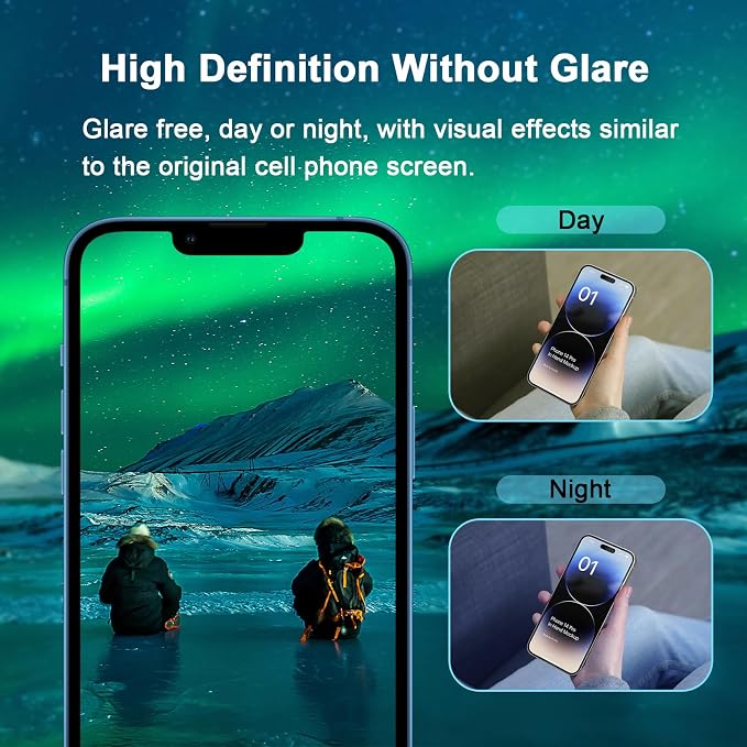 Screen Protector for iPhone 12 Mini, Eye Protection, HD Anti Blue Light - Image 7