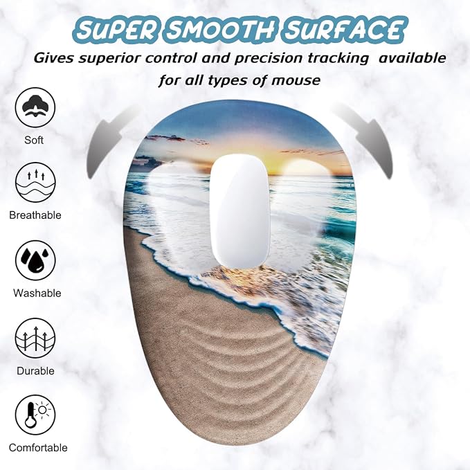 Sunset Mouse Pad, Ergonomic Mouse Pad - Image 3