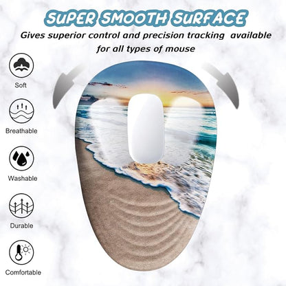 Sunset Mouse Pad, Ergonomic Mouse Pad - Image 3