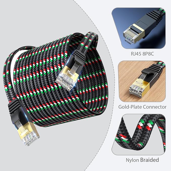 SNANSHI Cat 7 Ethernet Cable 20 ft - Image 5