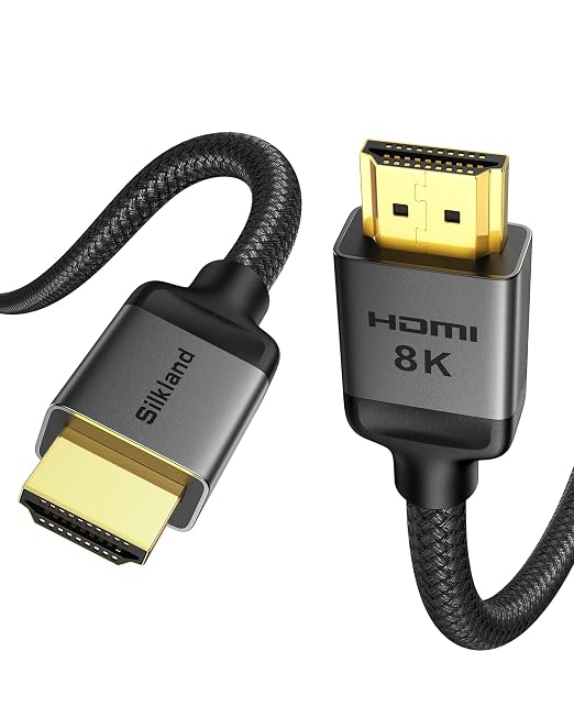 Silkland Long 10K 8K HDMI 2.1 Cable 40ft, Ultra High Speed HDMI Cable 48Gbps by Silkland