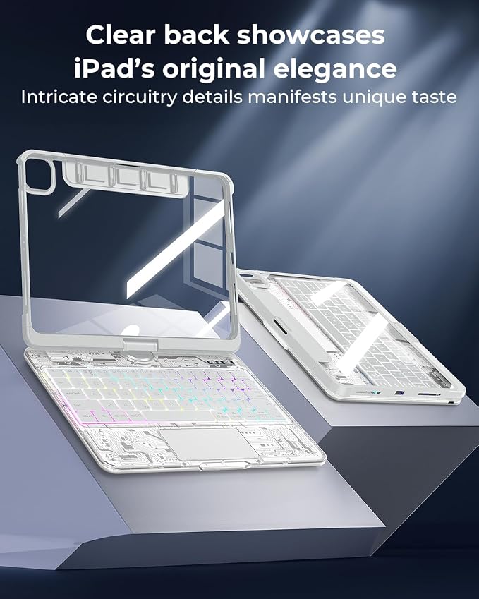 SIBEITU Keyboard Case for iPad A16 11th Gen 11" 2025 & 10th Gen 10.9" 2022 - Image 7