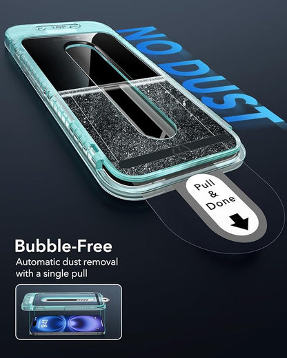 ESR 3 Pack for iPhone 16 /iPhone 15 Screen Protector, Full Coverage Tempered - Image 4