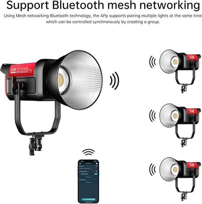 GVM Great Video Maker 200W Video Light Kit, LED Video Light Studio, 45400lux/1m - Image 8