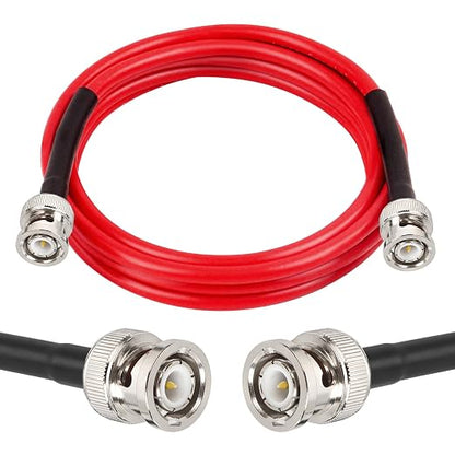 MOOKEERF 6FT RG58 50 ohm BNC Male to Male Coax Cable by MOOKEERF