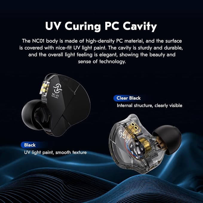 CCZ NC01 Gospel Gaming Earbuds, Stereo Sound in Ear Monitor Headphone Wired - Image 2