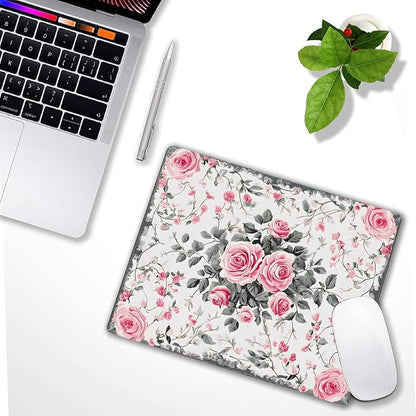 Vintage Flower Floral Custom Mouse Pad - Image 6