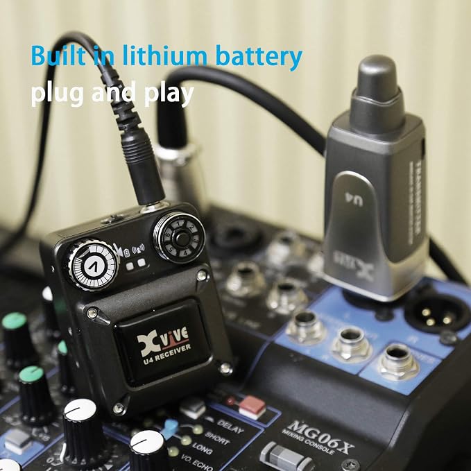Xvive U4R Wireless in-Ear Monitor System Receiver - Image 4