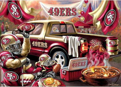 MasterPieces - 1000 Piece Jigsaw Puzzle, NFL San Francisco 49ers, Fun - Image 8