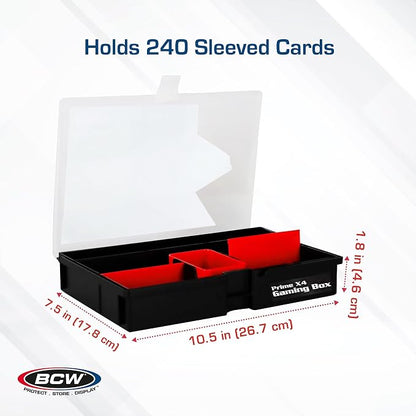 BCW Prime X4 Gaming Box | Playing Card Storage Box - Image 3