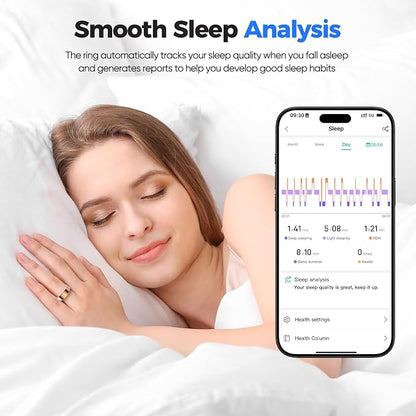 New Smart Ring Health Tracker for Women & Men, Sleep Exercise Health Monitoring - Image 7