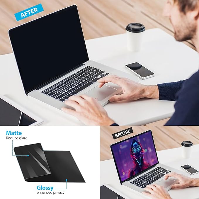 Magnetic Laptop Privacy Screen Filter 14 inch - Image 5