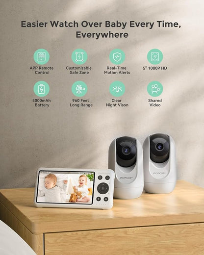 Momcozy BM04 Smart WiFi Baby Monitor - Image 2