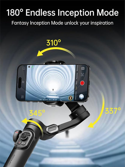 Phone Gimbal Stabilizer 3-Axis Smartphone Foldable Handheld Gimbal - Image 4
