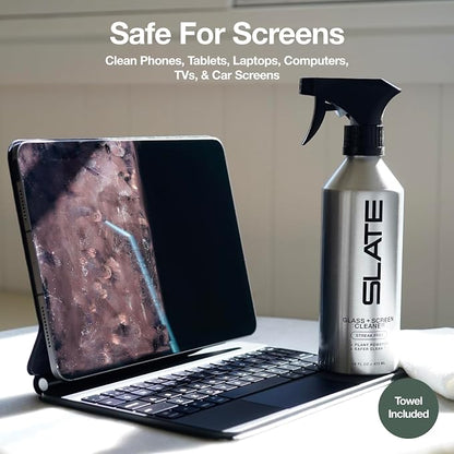 Slate Screen Cleaner Spray and Microfiber Cloth - Image 4