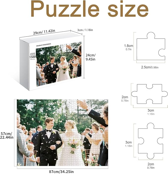 Personalized Photo Puzzle with Glossy Finish – Custom Jigsaw Puzzle - Image 3