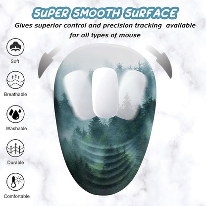 Ergonomic Mouse Pad with Wrist Support, Desktop Mouse Pad Wrist Rest Design and - Image 3