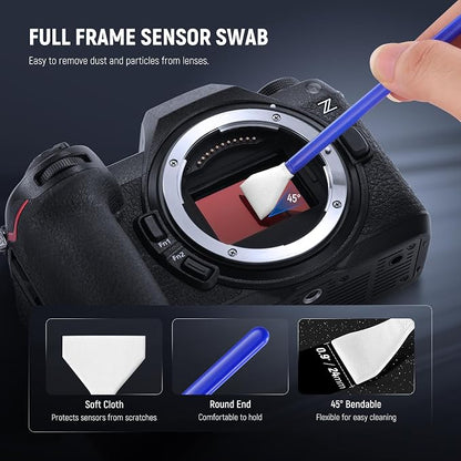 NEEWER 5 in 1 Camera Lens Cleaning Kit, 1x Lens Brush Pen + 1x Air Blower + 1x - Image 5