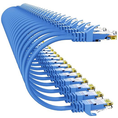 Cat 6 Ethernet Cable 1FT, Cat6 Ethernet Patch Cable 10Gbps, High-Speed UTP Cat6 by 10Gsupxsel