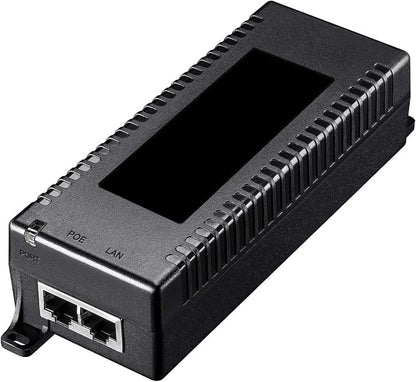 Gigabit PoE+ Injector Adapter - 30W 48V Power Over Ethernet Plus - 802.3af/at by PLUSPOE