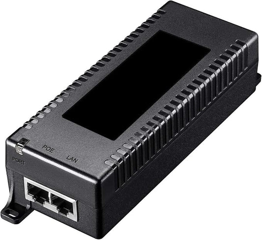 Gigabit PoE+ Injector Adapter - 30W 48V Power Over Ethernet Plus - 802.3af/at by PLUSPOE