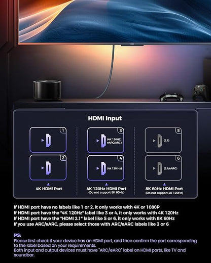 Silkland Certified HDMI 2.1 Cable, 1440P Ultra High Speed HDMI Cable 48Gbps - Image 3