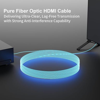RUIPRO 8K Detachable Full Fiber Optic Armored HDMI 2.1 Cable 15FT, Ultra High - Image 5