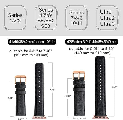 SUNFWR Leather Bands Compatible - Image 5