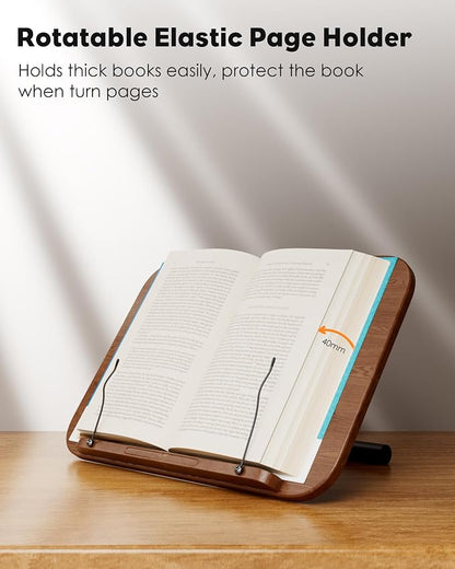 2 in 1 Dual-use Floor Book Stand & Desktop Book Stand, Height Adjustable from - Image 9