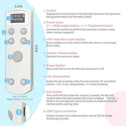 for Canon Rechargeable Wireless Remote Control - Image 6
