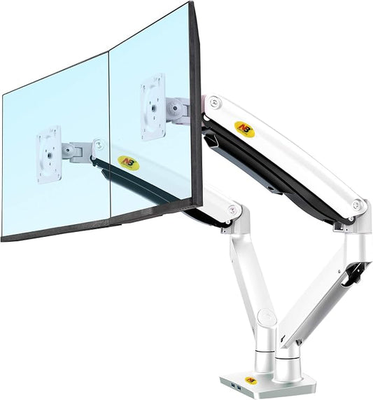 NB North Bayou Dual Monitor Desk Mount Stand Full Motion Swivel Computer by NBNorthBayou