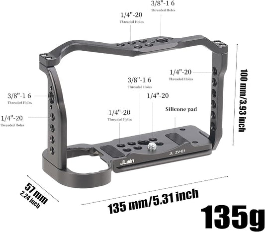 ZV-E1 Cage, Hersmay Video Stabilizer Camera Cage - Image 2