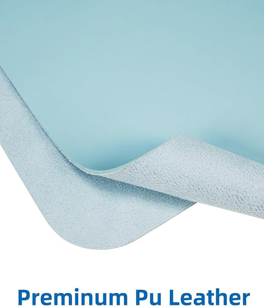 AFIING Leather Desk Pad Protector, Mouse Pad, Office Desk Mat, Non-Slip PU - Image 2
