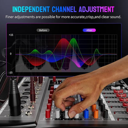 Professional DJ Audio Mixer - Image 4