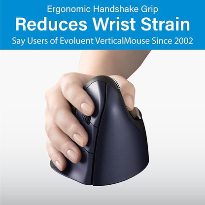 Evoluent – Inventor of the Vertical Mouse – VM4RW Ergonomic Vertical Mouse - Image 2