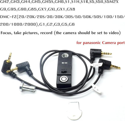 for GH Cameras Shutter Wire Remote Control RC101-L1 T0 GH5S S5 S5M2X S5II GH4 - Image 3