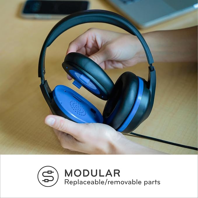 ThinkWrite Technologies REVO TW300, Premium Wired Over-Ear Headphones, Noise - Image 4