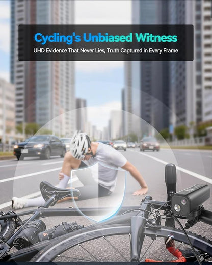 4K Bike Camera with GPS Tracking, Cycling Computer & Headlight – Spedal S1 - Image 7