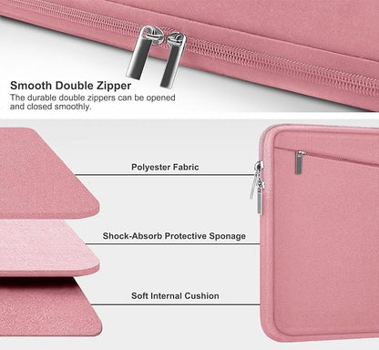 15.6 inch Laptop Case, Slim Computer Carrying Bag Protective Cover Briefcase - Image 3