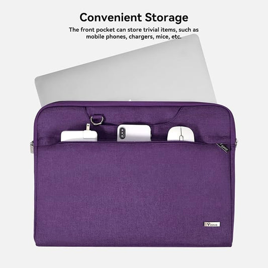 Voova Laptop Bag 15.6 Inch for Women, Waterproof Computer Sleeve Carrying Case - Image 2
