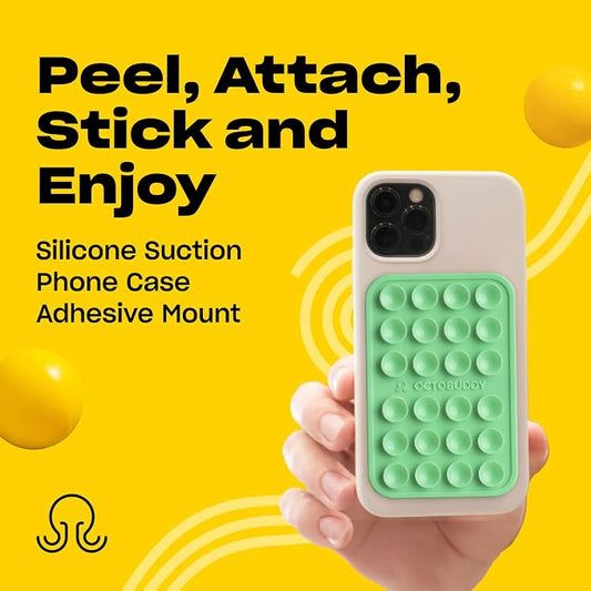 Classic MAX - Silicone Suction Phone Case Adhesive Mount - Hands-Free, Strong - Image 2
